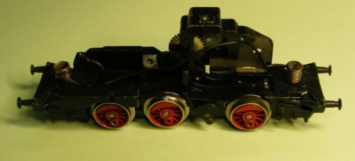 Preview: Fahrgestell mit Getriebe BR 260  - Ausführung mit blanken Rädern