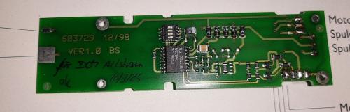 Preview: Platine  603729 für Delta ICE aus Startpackungen ( ICE 1 und 2 Triebkopf) für 3-pol Allstrommotor - mit Anschluss für LED Stirnbeleuchtung -