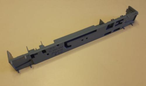 Preview: Inneneinrichtung für ICE 2 Bord Restaurant in hellblau