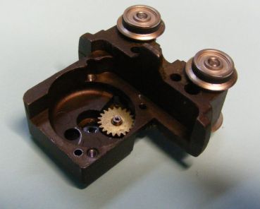 Preview: BR 628 Laufdrehgestell -brünierte Räder -