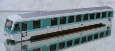 Preview: BR 628 Gehäuse türkis/weisse Ausführung - Werbung "Volksbank"