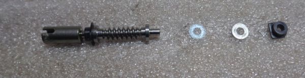 Schneckenwelle mit Lagerung für Getriebe