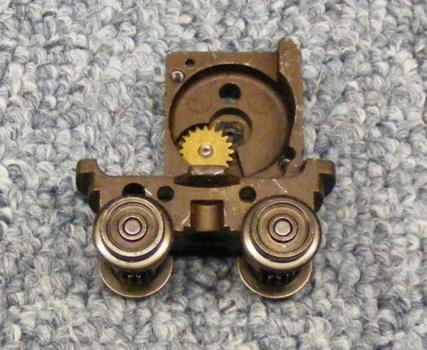 BR 628 Antriebsdrehgestell -brünierte Räder